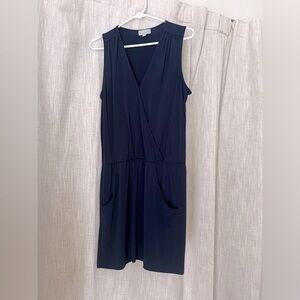 Cute navy blue mini dress